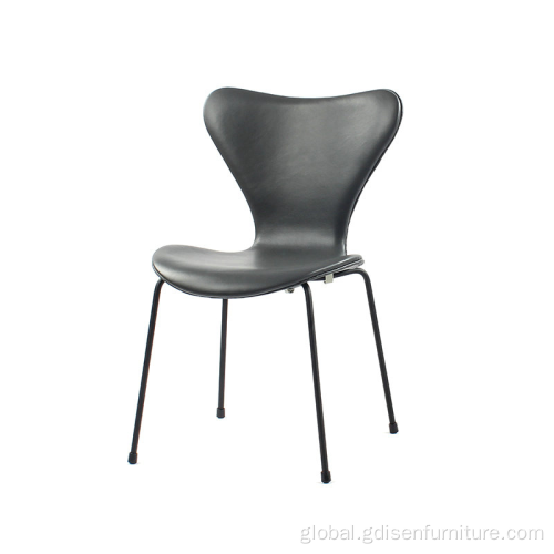 High Quality Modern Replica Design Powder Coated Steel And Plywood Seven Chair For Home Furniture Modern Replica Design Metal Chair Powder coated Steel and Plywood Seven Chair for Home Furniture Factory